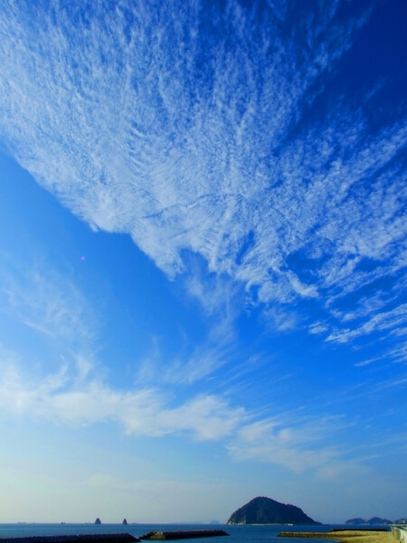 瀬戸内海の青空