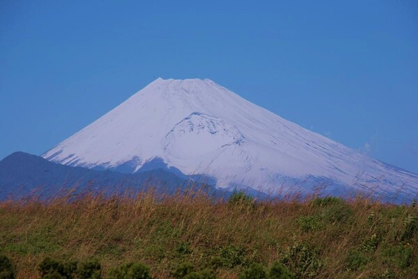 旅先で見た富士山