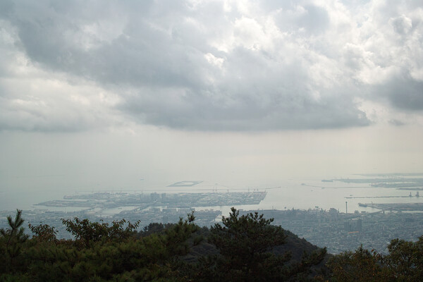 神戸沖の風景