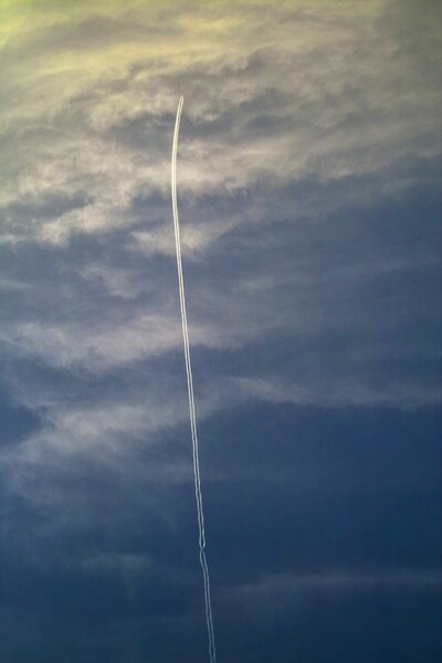 『S』夕昏の飛行機雲