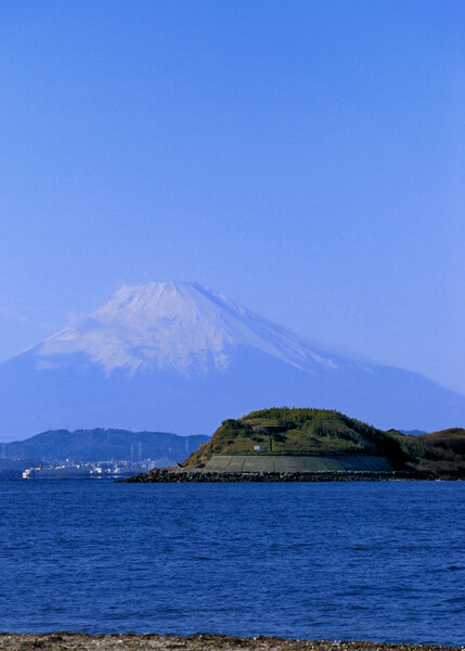富津公園からの富士