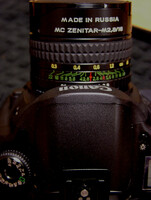 ZENIT MC ZENITAR-M 16mm F2.8 /eos の場合