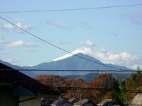 ■我が家からの富士山