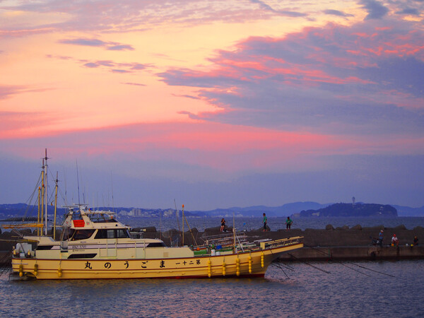 湘南の夕日