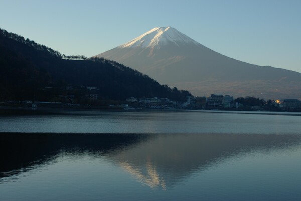 逆さ富士（河口湖）