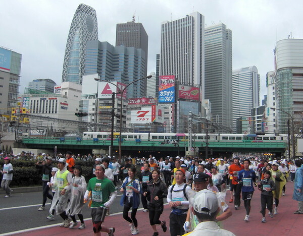 東京マラソンの風景１