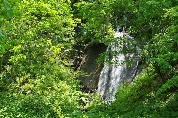 秘境の滝