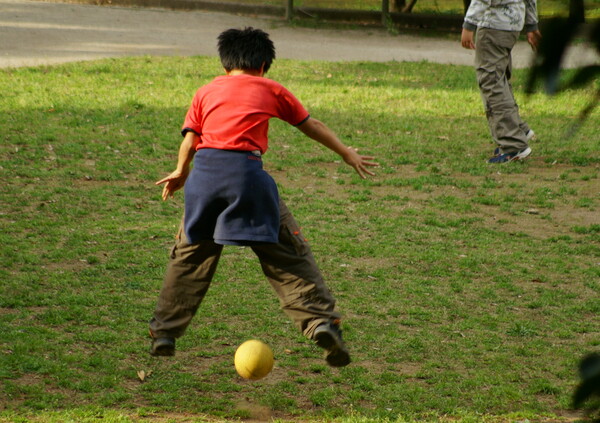 子供のサッカー