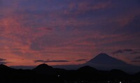 台風１１号通過後の富士の御山