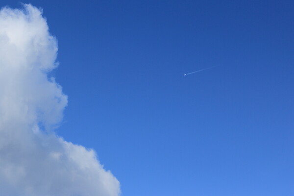 【雲】飛行機雲