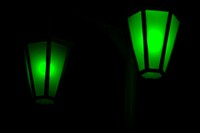 『緑』緑の街灯