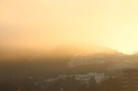 【translucent】霧の初日の出