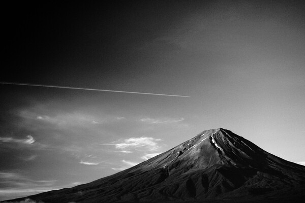 富士に向かって一直線！！