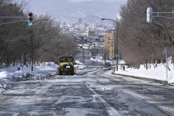 札幌の除雪風景