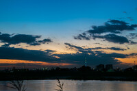 江戸川の夕景