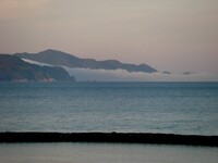 日本海へ流れこむ山陰の雲海