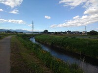 川の景色（5/29に撮影）