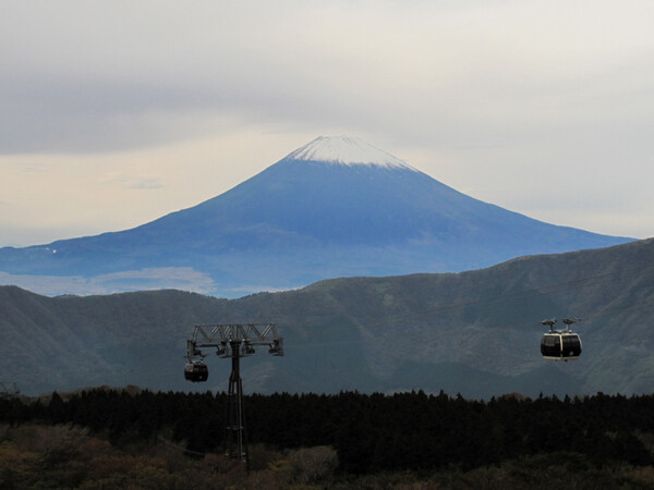 大涌谷からの富士山