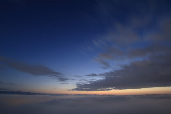 三次市高谷山から見る雲海