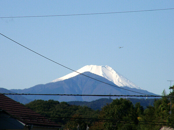 ▲《番外》我が家から見た富士