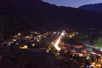 束の間の夜景