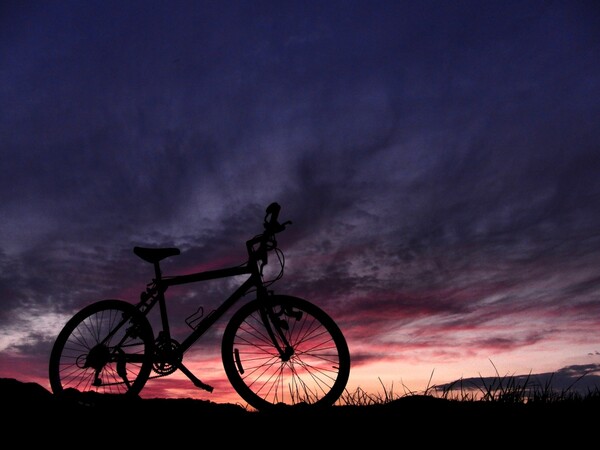 夕焼けサイクリング