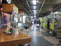 浅草駅の風景　地下の商店街