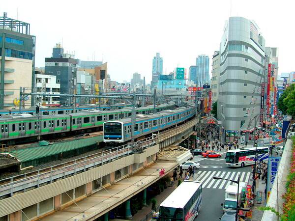上野駅の風景