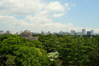 聖火台横からの風景