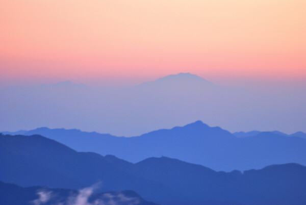 奈良県大台ケ原からの御嶽山＆乗鞍岳