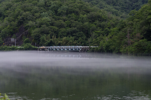 River fog