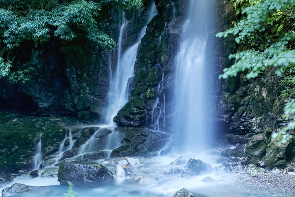 滝 写真で一息