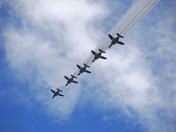 トレイル隊形の演技