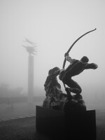 彫刻の森美術館「弓を引くヘラクレス」