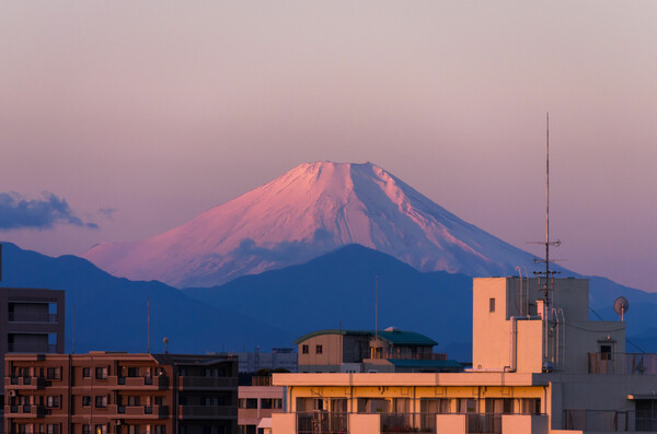 初日の富士山