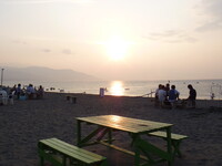 【夏】夕方の海