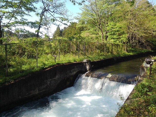 那須疏水の堰