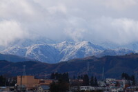 早くも雪景色