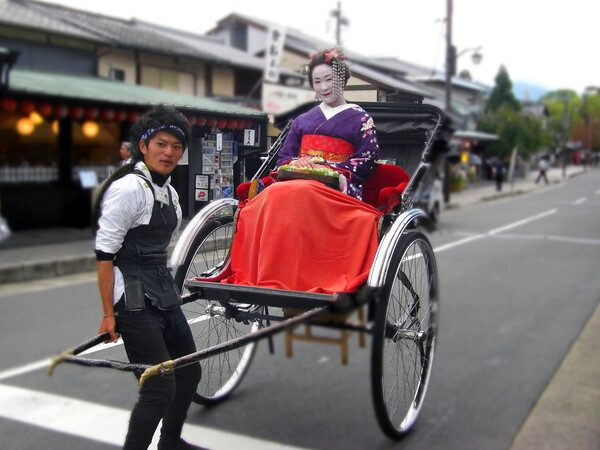 【日本】舞妓と車夫