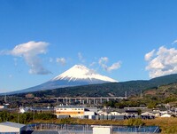 車中よりの富士山