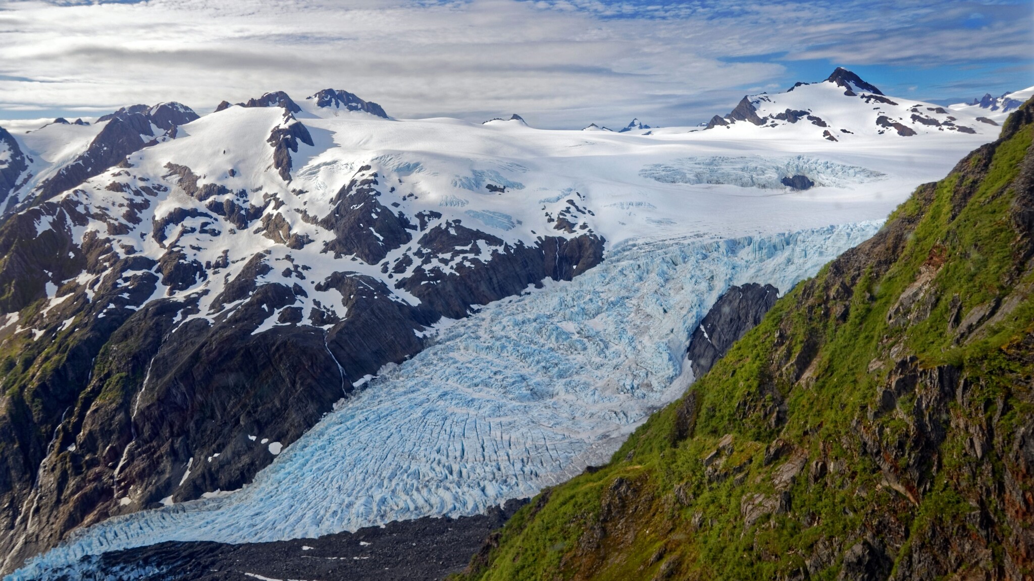 氷河の源