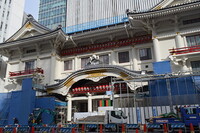 歌舞伎座工事風景