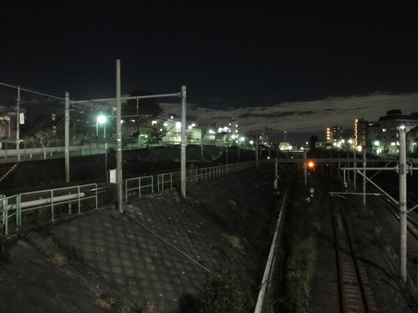夜の線路