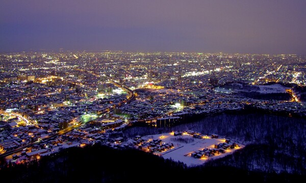 札幌の冬夜景４