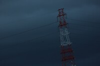 夕暮れの鉄塔