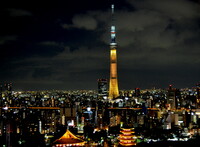 東京スカイツリーと五重塔