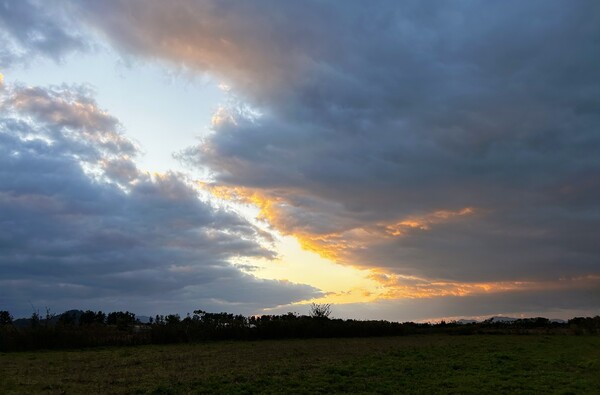 秋の夕暮れ