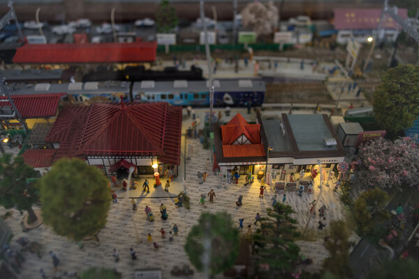 レトロな長瀞駅周辺