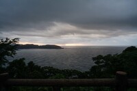 風雨の陸上岬-25mm F4。