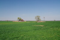 A house (in flat land)